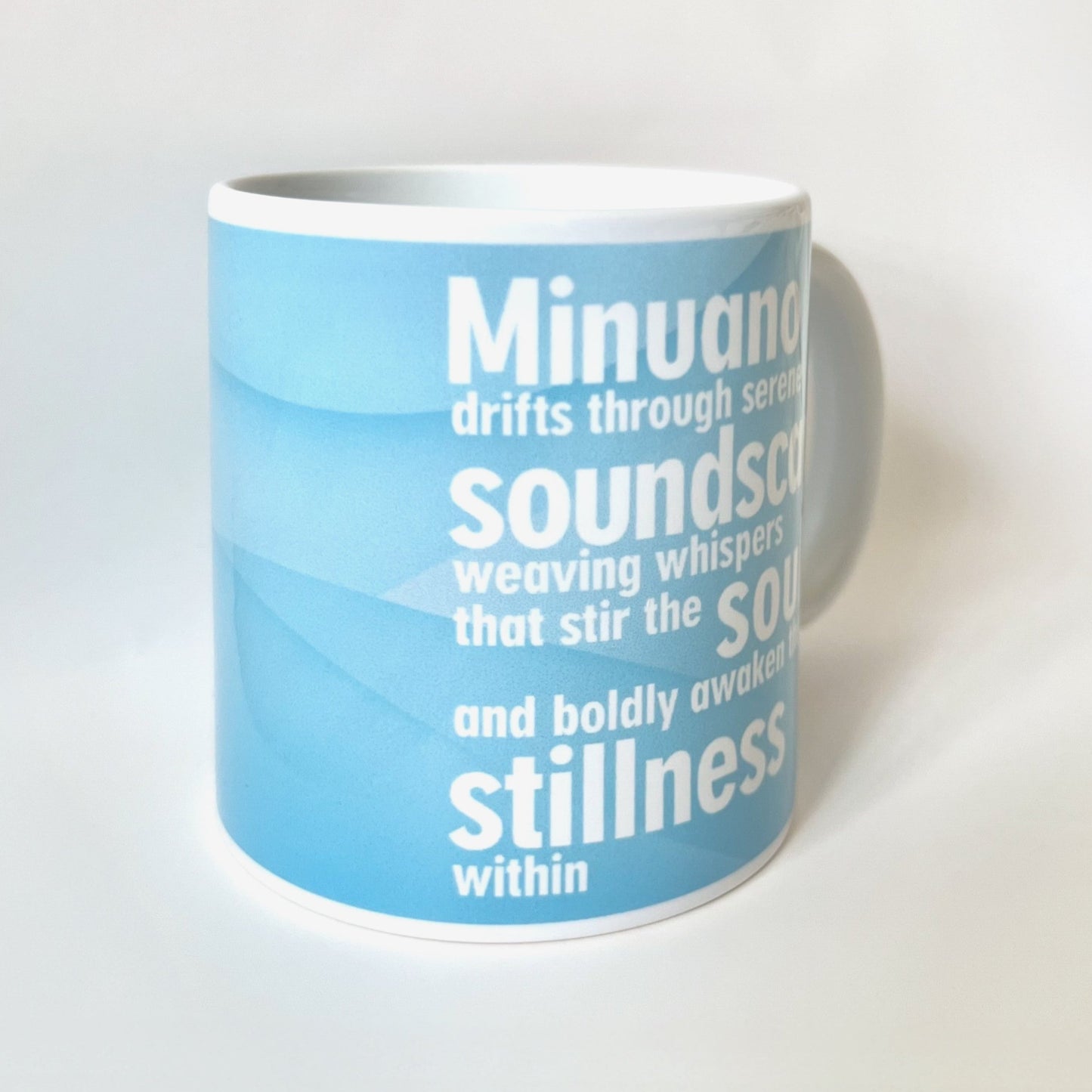 Minuano Soul Stillness Mug (pastel blue) /Soul Stillness マグカップ (パステルブルー)